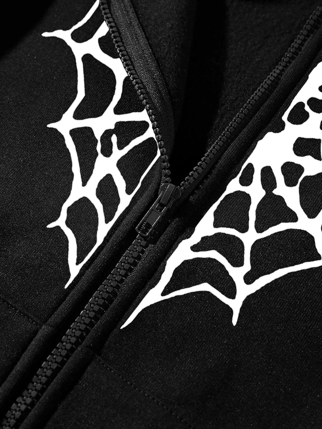 Y2K Zip Up Hoodie for  Spider  Streetwear