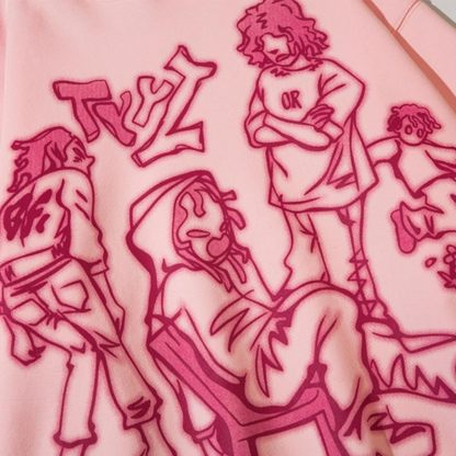 Pink Spider Full Zip Hoodie 