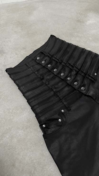 8 Backs J-Cut Pants (Black) (Available)