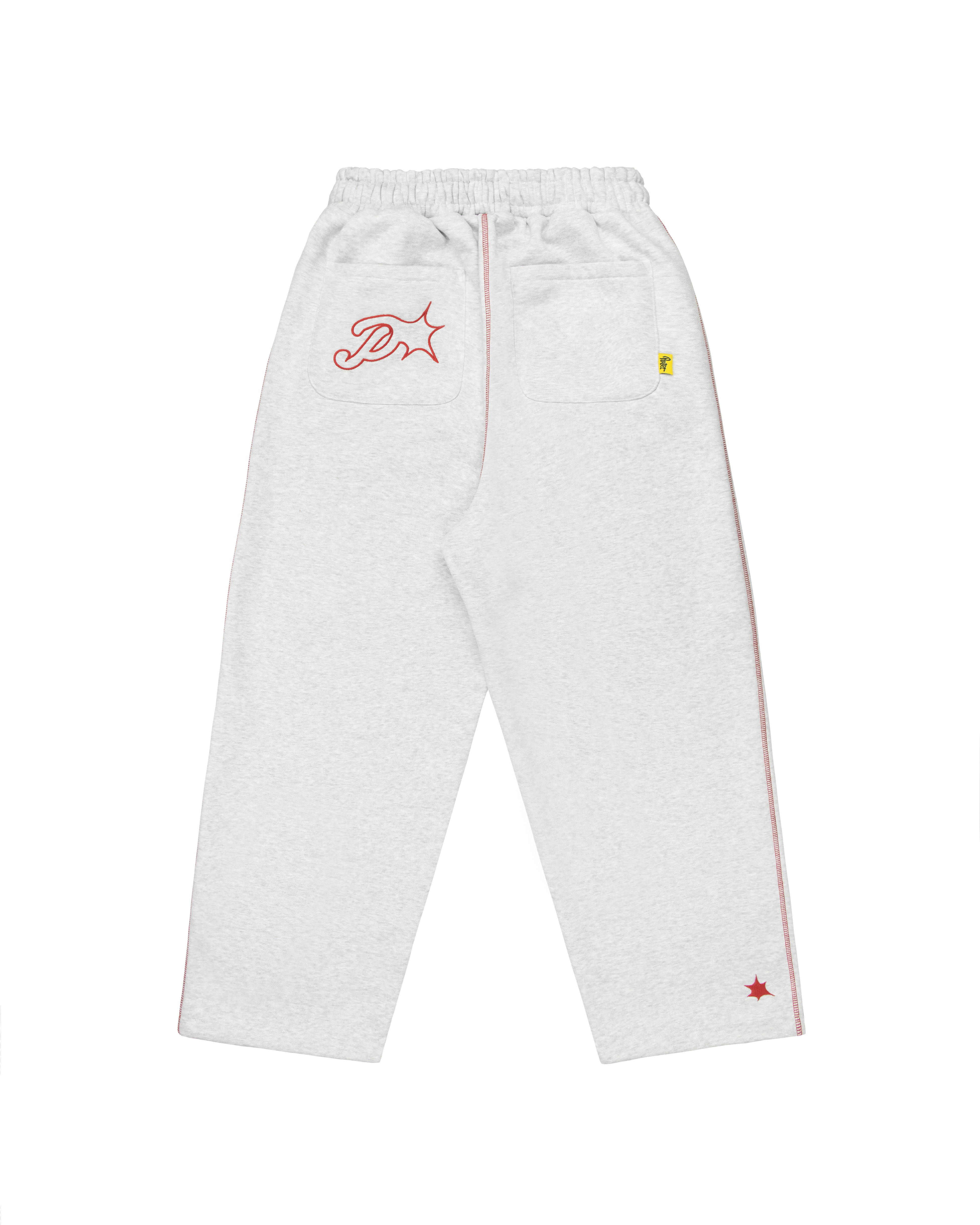 GREY/RED BRUDDA SWEATS