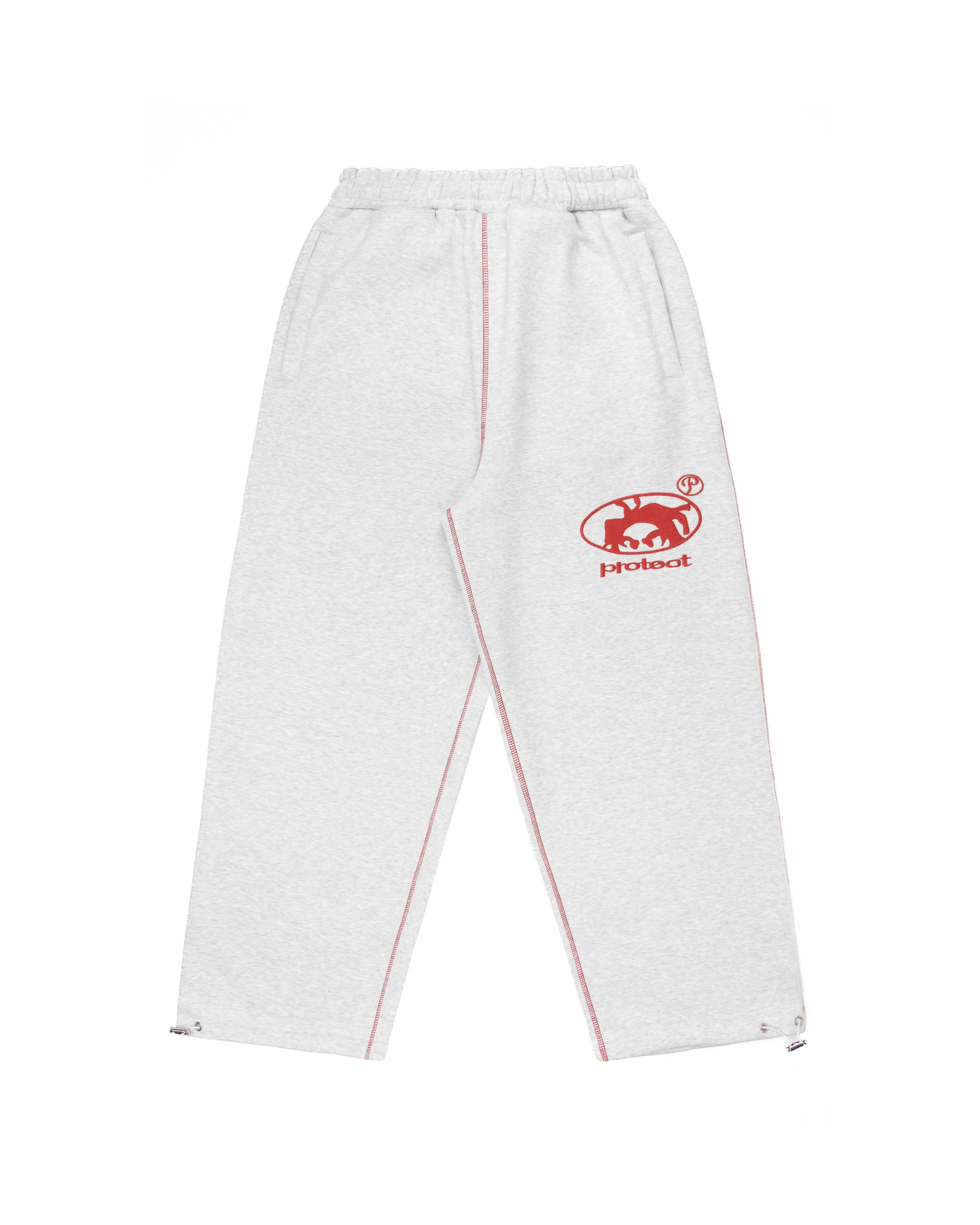 GREY/RED BRUDDA SWEATS