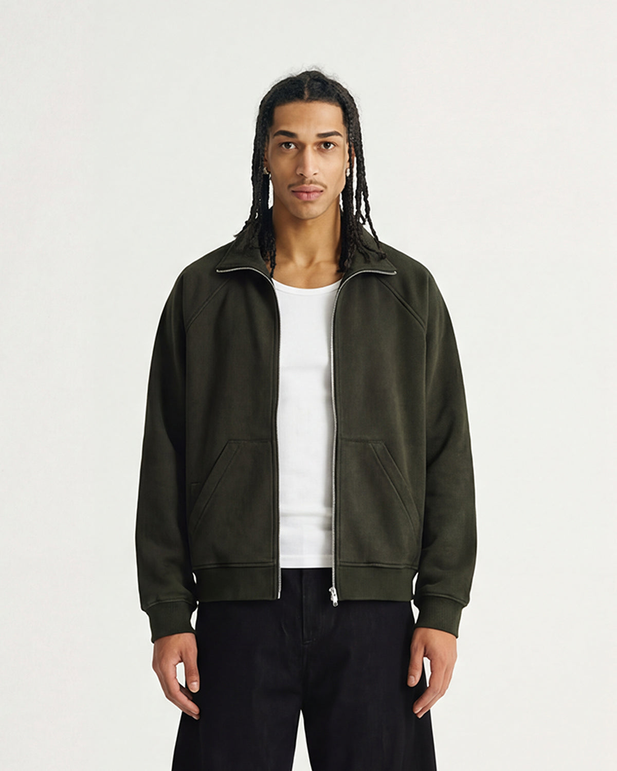 EVERYDAY FULL ZIP -Military Green