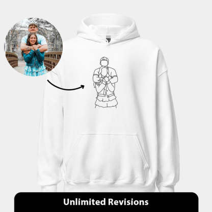 PERSONALIZED LINE ART T-Shirt/Sweatshirt/HOODIE