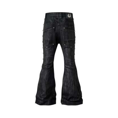 Egypt Coated Flare Pants