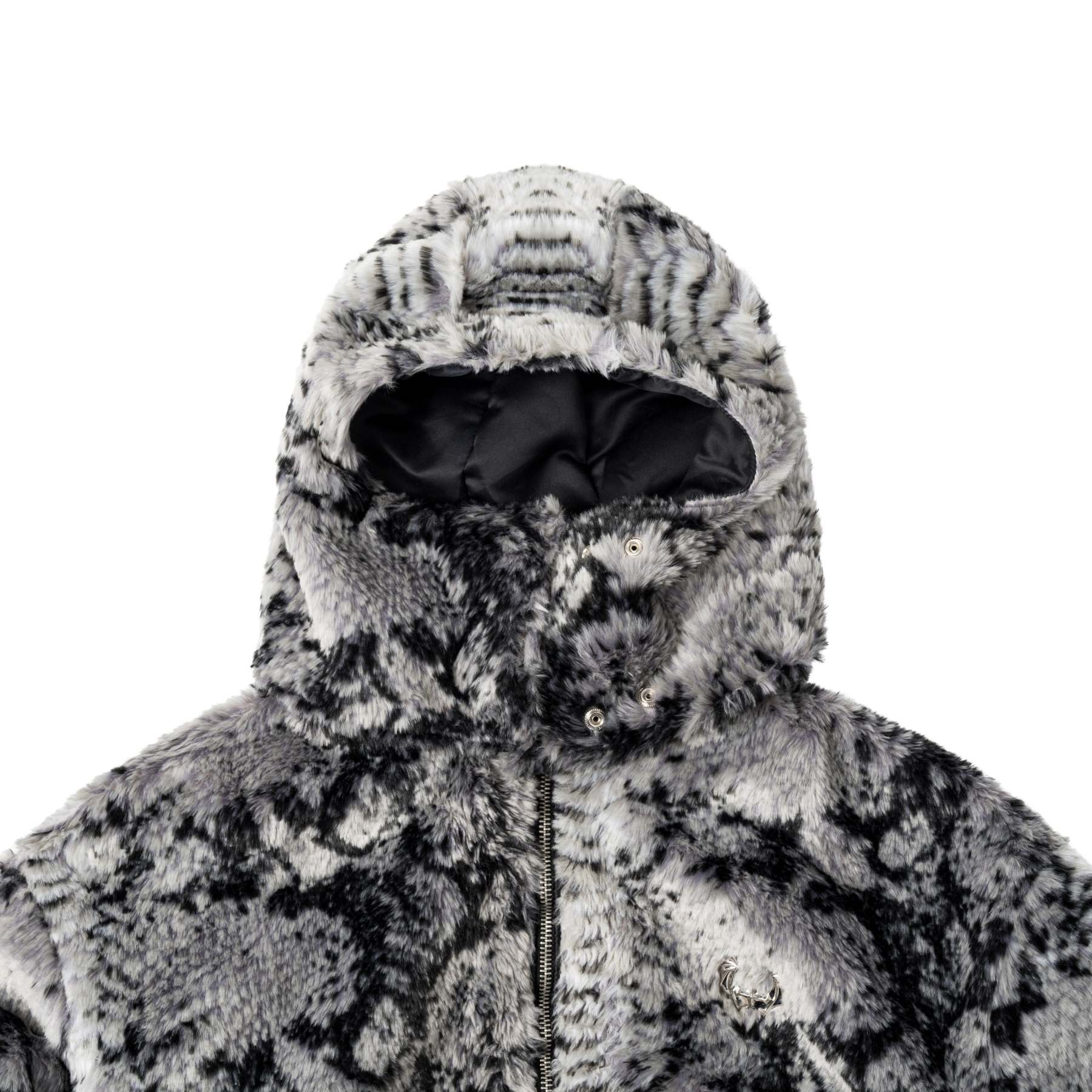 Snake Fur Jacket - Grey (Pre-order 3 weeks)