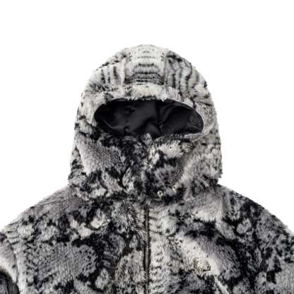 Snake Fur Jacket - Grey (Pre-order 3 weeks)