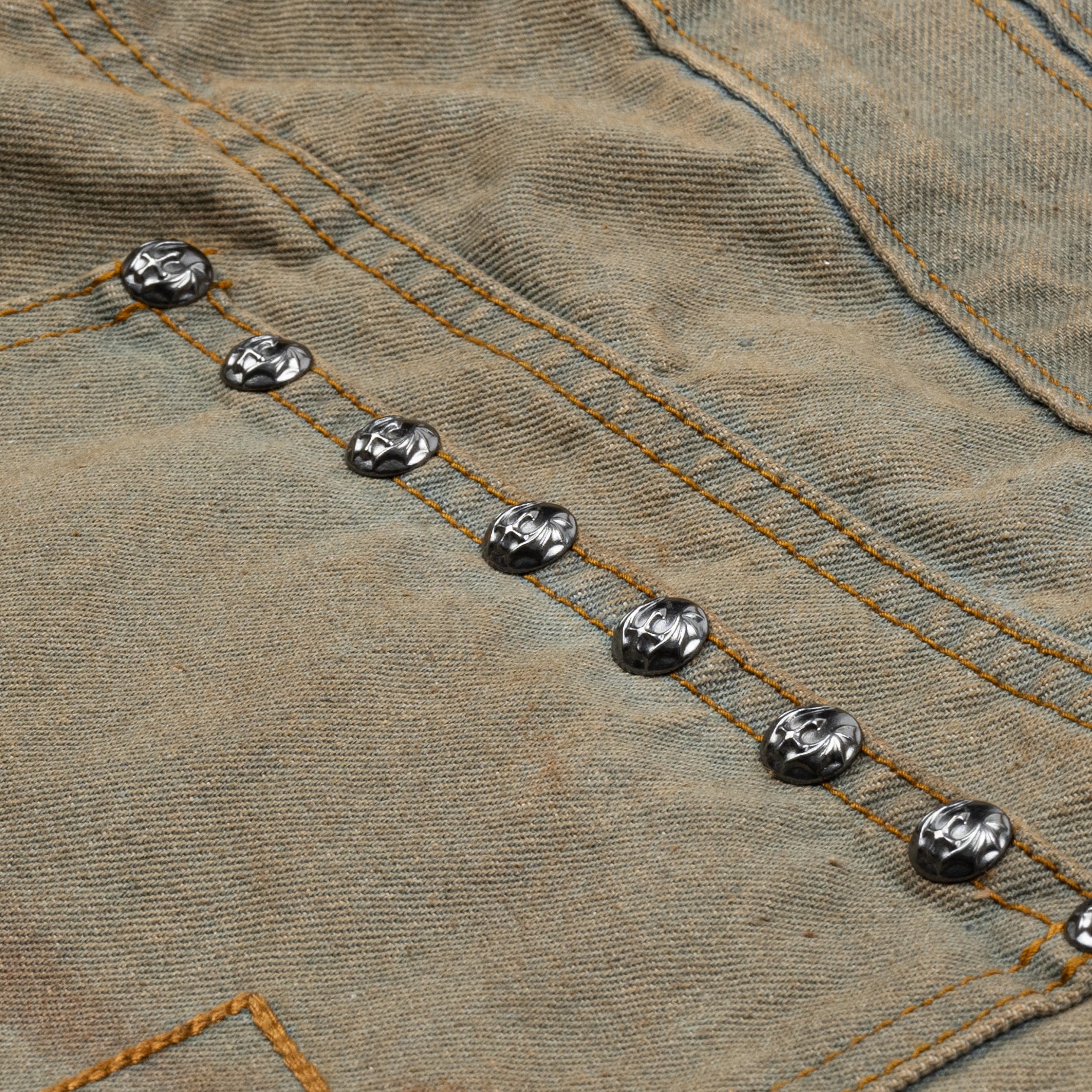 8 Backs J-Cut Pants - Dirty Washed