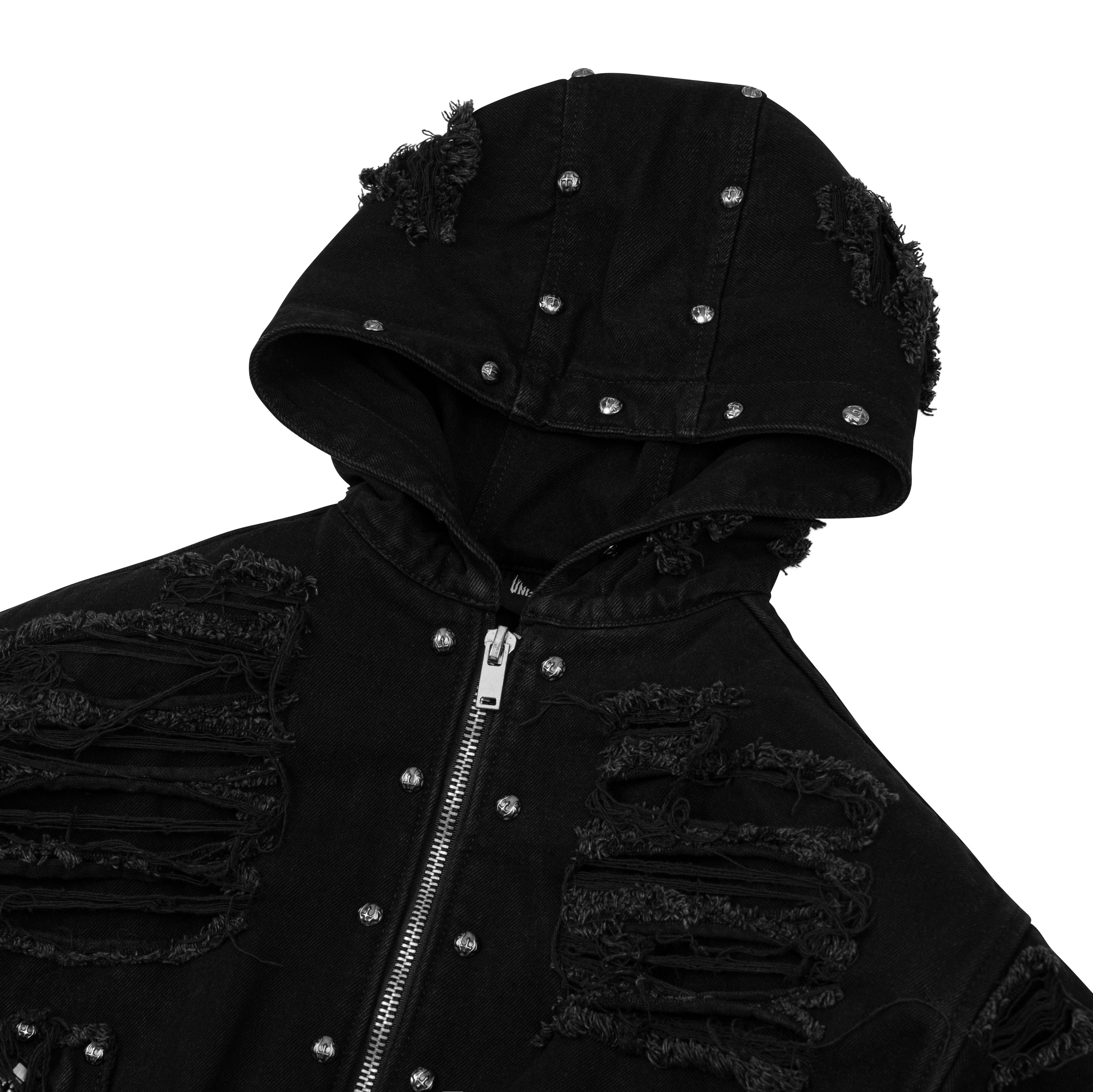 Rogue Distressed Zip Jacket