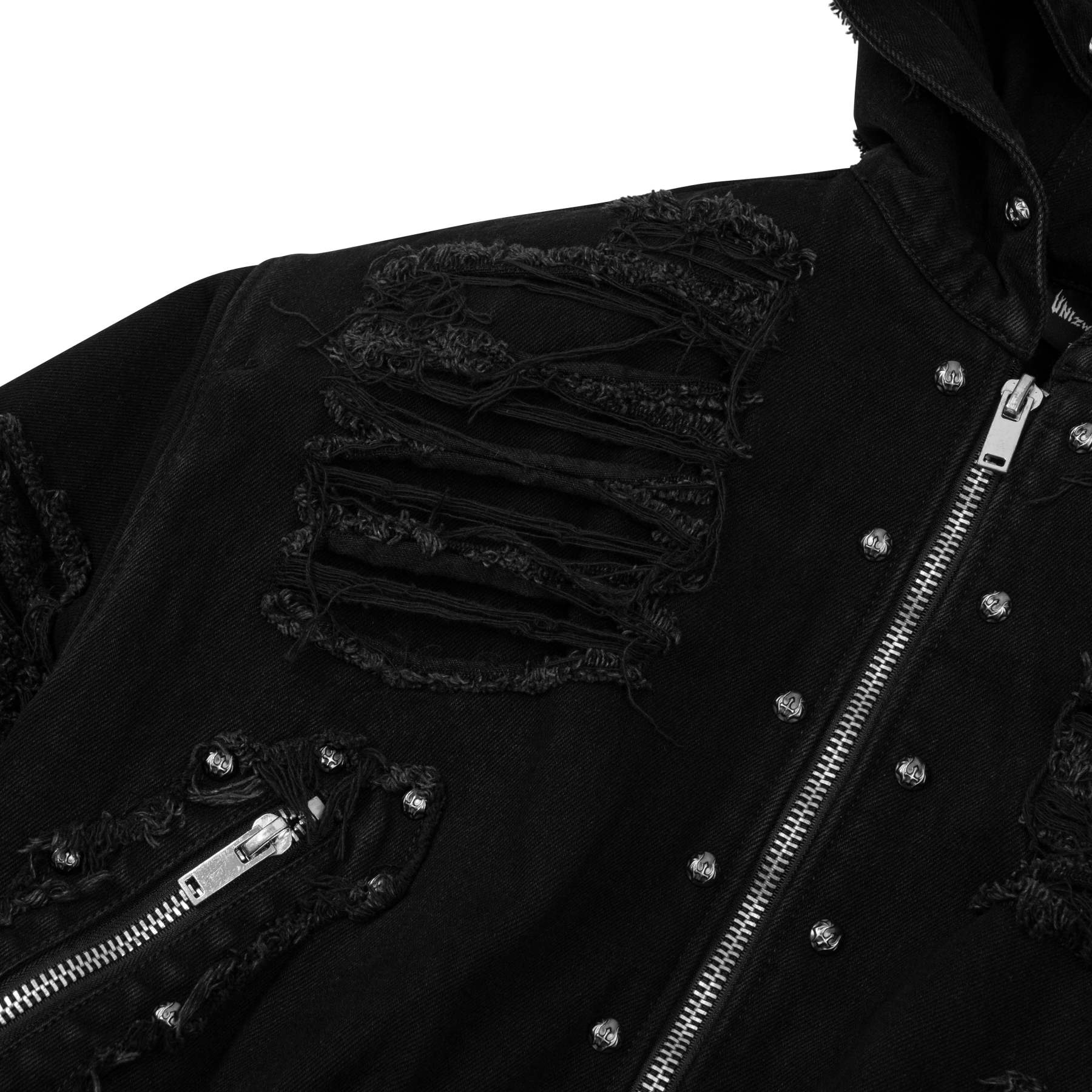 Rogue Distressed Zip Jacket