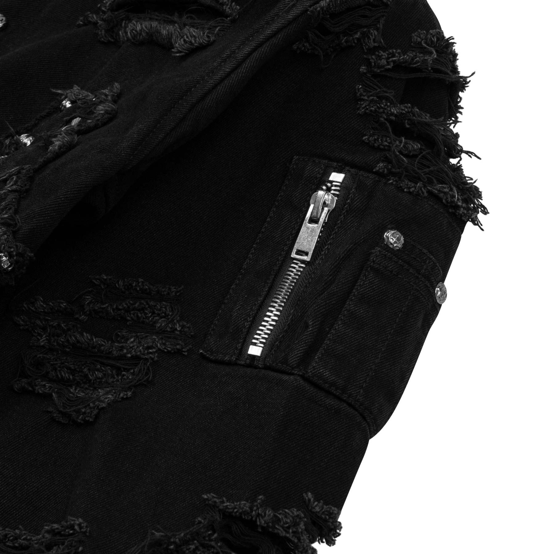 Rogue Distressed Zip Jacket