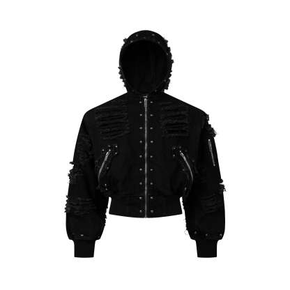 Rogue Distressed Zip Jacket