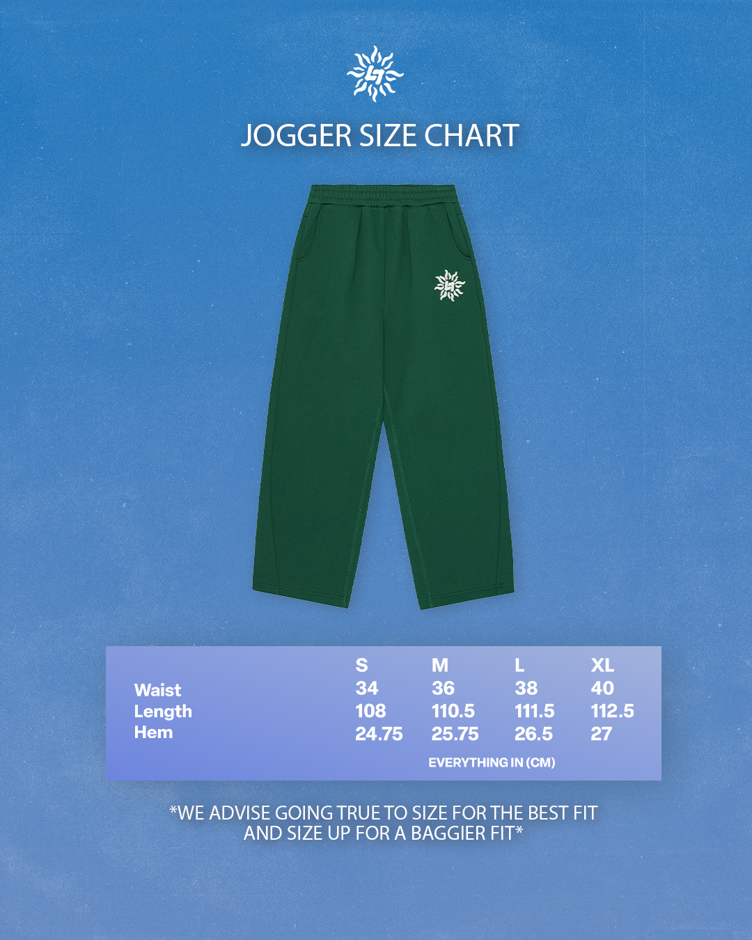 LIBITY UNCUFFED JOGGER (GREEN)