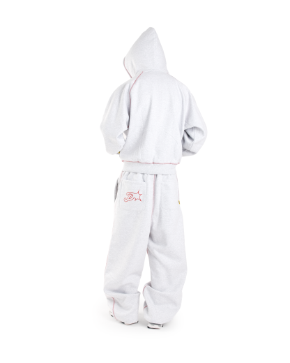 GREY/RED BRUDDA SWEATS