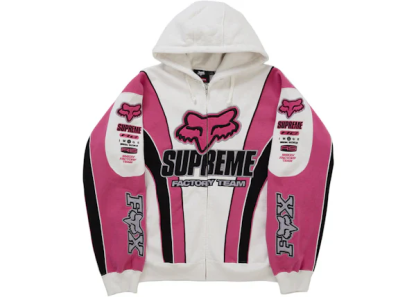 Pink Black  Graphic Racing Hoodie