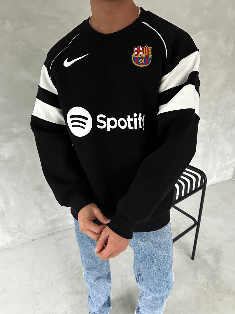 Barcelona Club cotton sweater