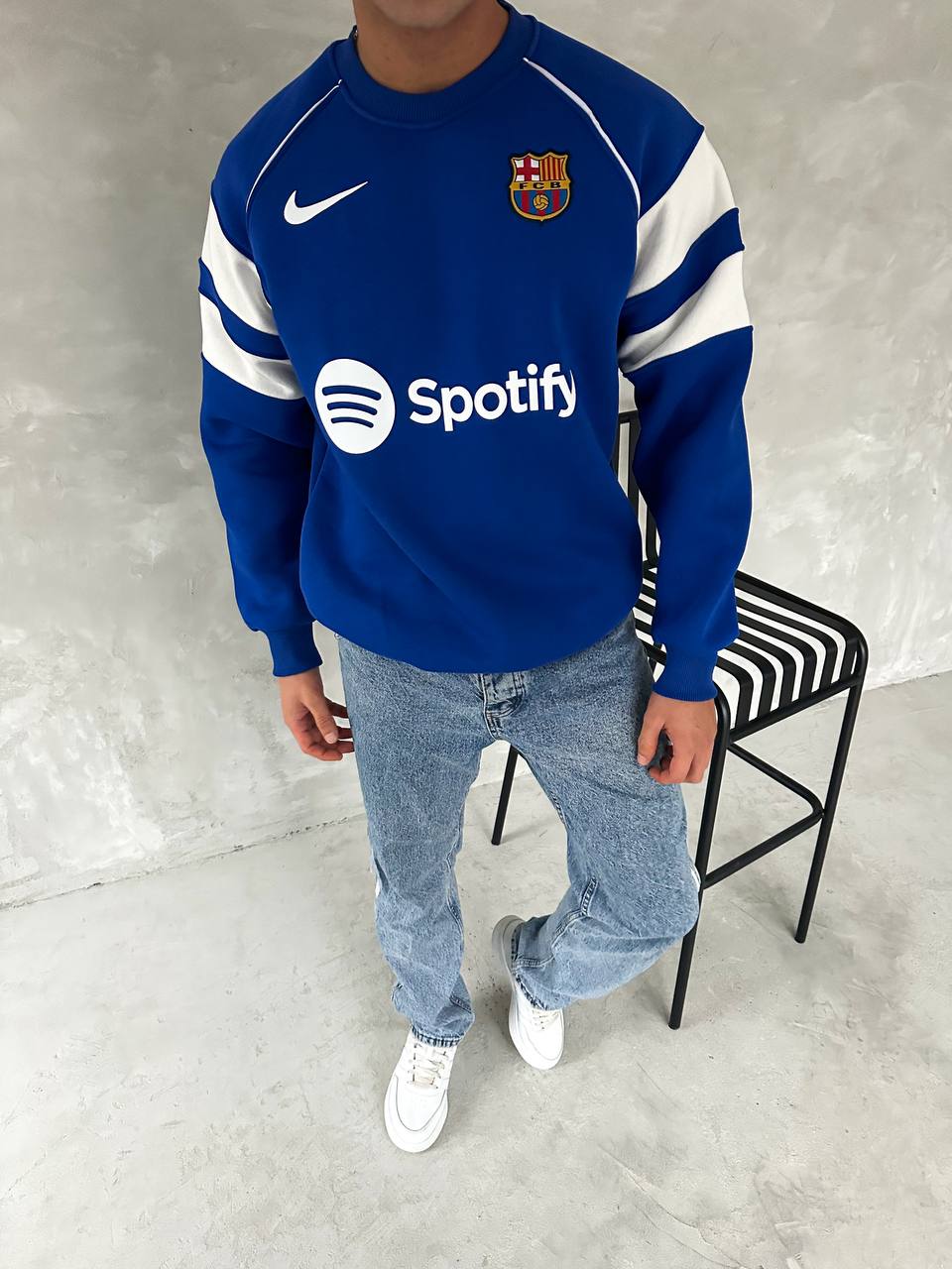 Barcelona Club cotton sweater