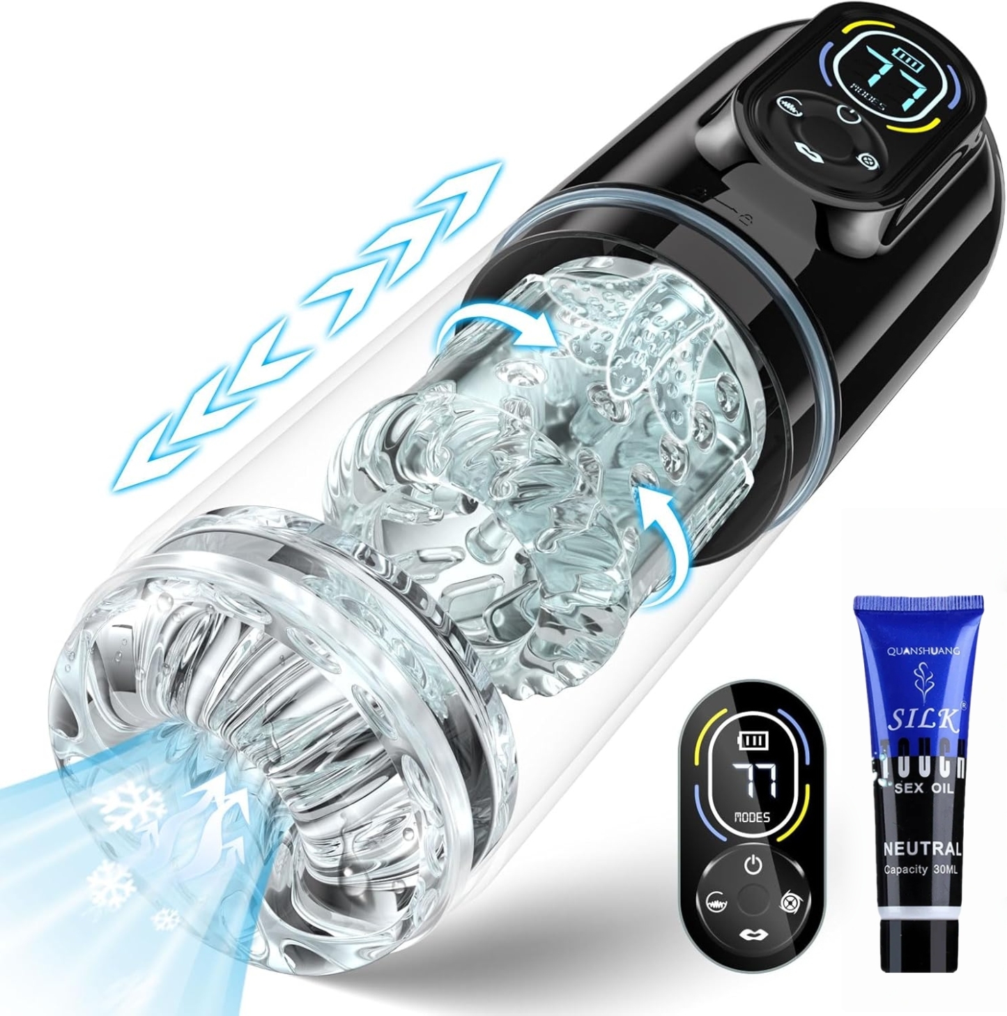 💥2025's Top-Rated Male Toy 💥 7-in-1 Pleasure Engine: Shape Your Size