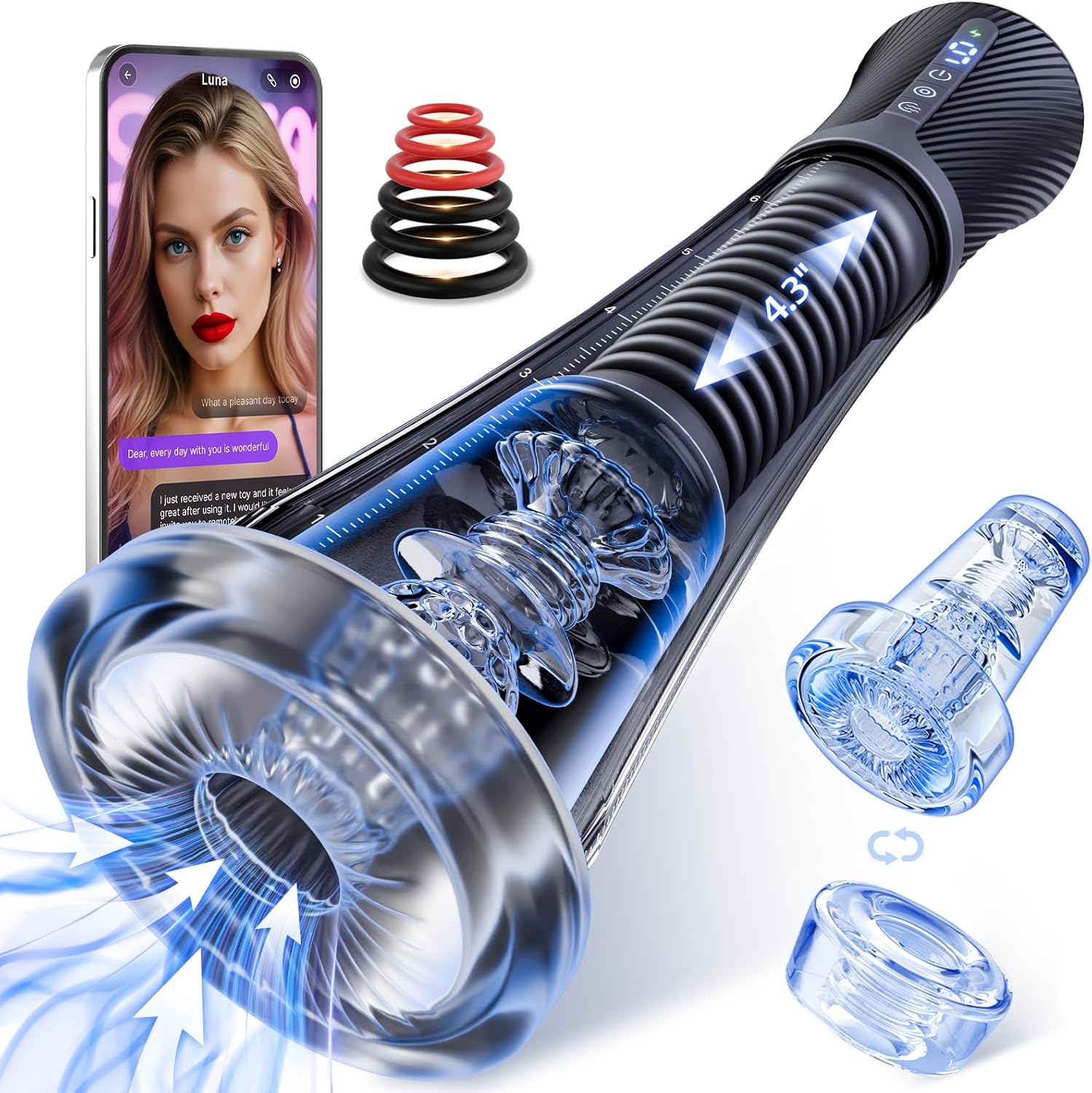 🔥The 'Sculptor' Penis Pump🔥Shape Your Size💪Amplify Your Pleasure😍