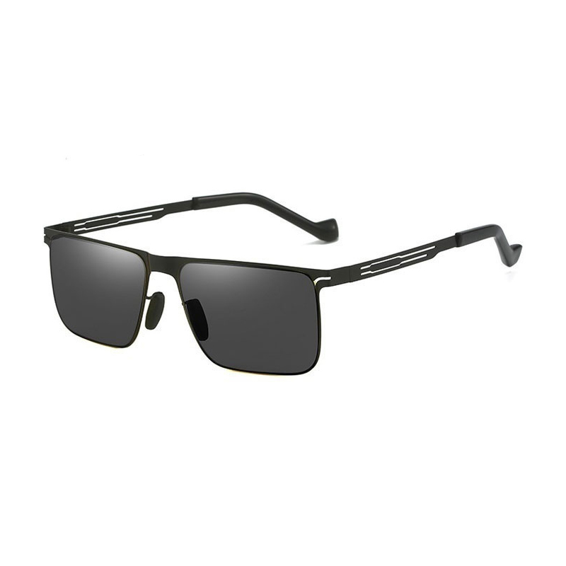 Stainless Steel Nylon Square Color Changing Glasses