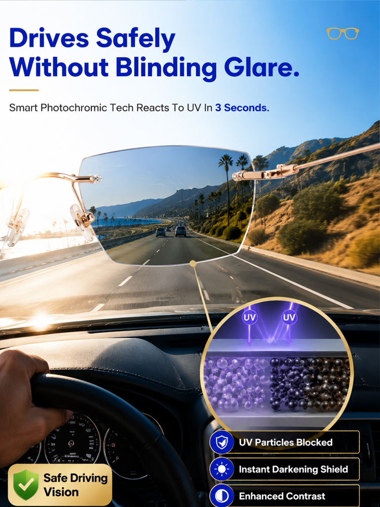 【100-Year German Optical Lab Innovation】Smart Auto-Focus Reading Glasses | Self-Adjusts for Presbyopia, Myopia & Astigmatism |Save 20 Years of Glasses Costs ✨