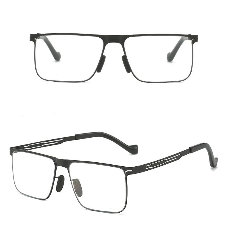 Stainless Steel Nylon Square Color Changing Glasses
