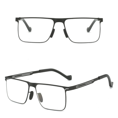 Stainless Steel Nylon Square Color Changing Glasses