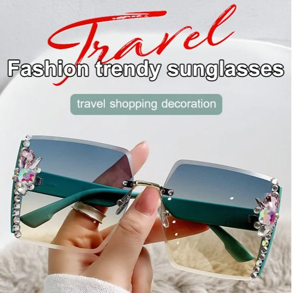 Diamond-studded UV Protection Glasses