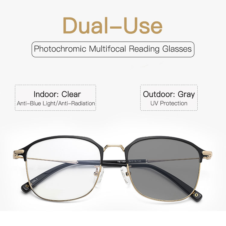 Photochromic Multifocal Reading Glasses