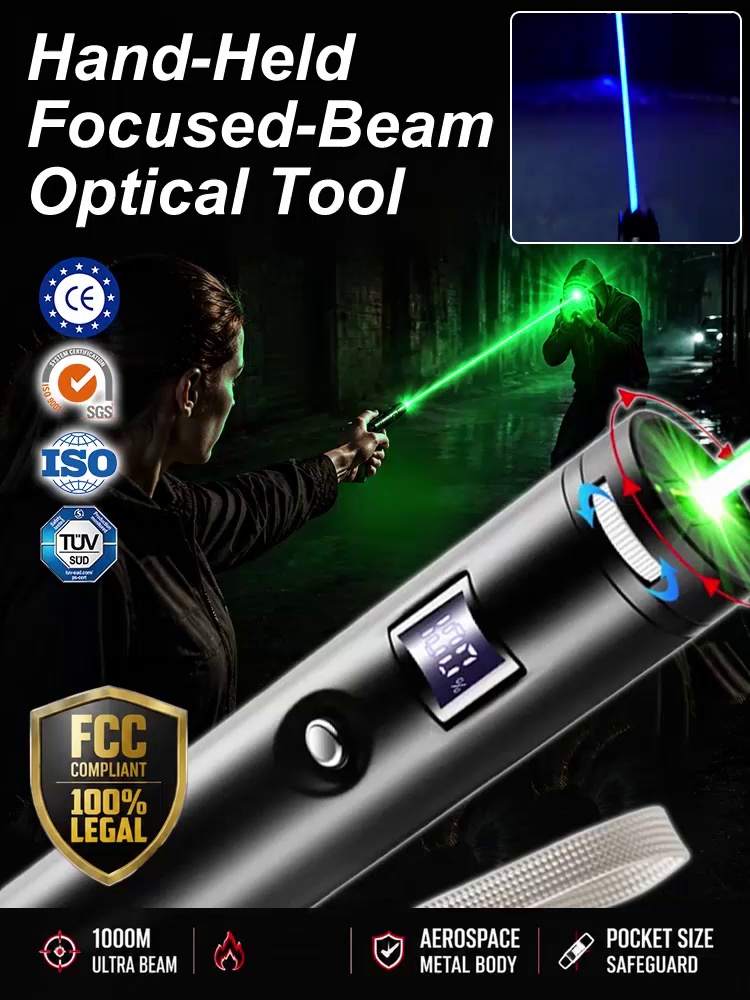 【No Concealed Carry Permit Required】Tactical Infrared Defense Laser | High-Frequency Strobe & 5,000m Deterrence Range | Built to Last 100 Years ✨