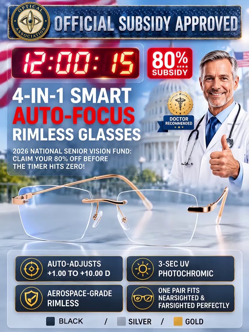 【100-Year German Optical Lab Innovation】Smart Auto-Focus Reading Glasses | Self-Adjusts for Presbyopia, Myopia & Astigmatism |Save 20 Years of Glasses Costs ✨