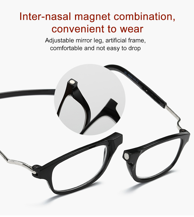 Magnetic presbyopic glasses