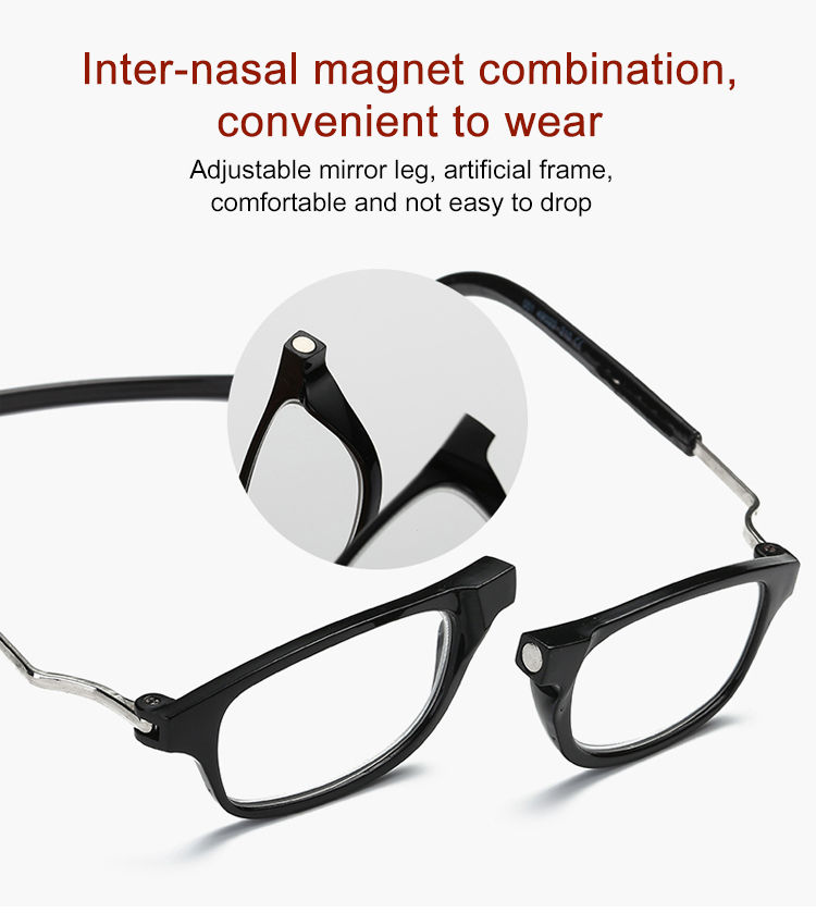 Magnetic presbyopic glasses