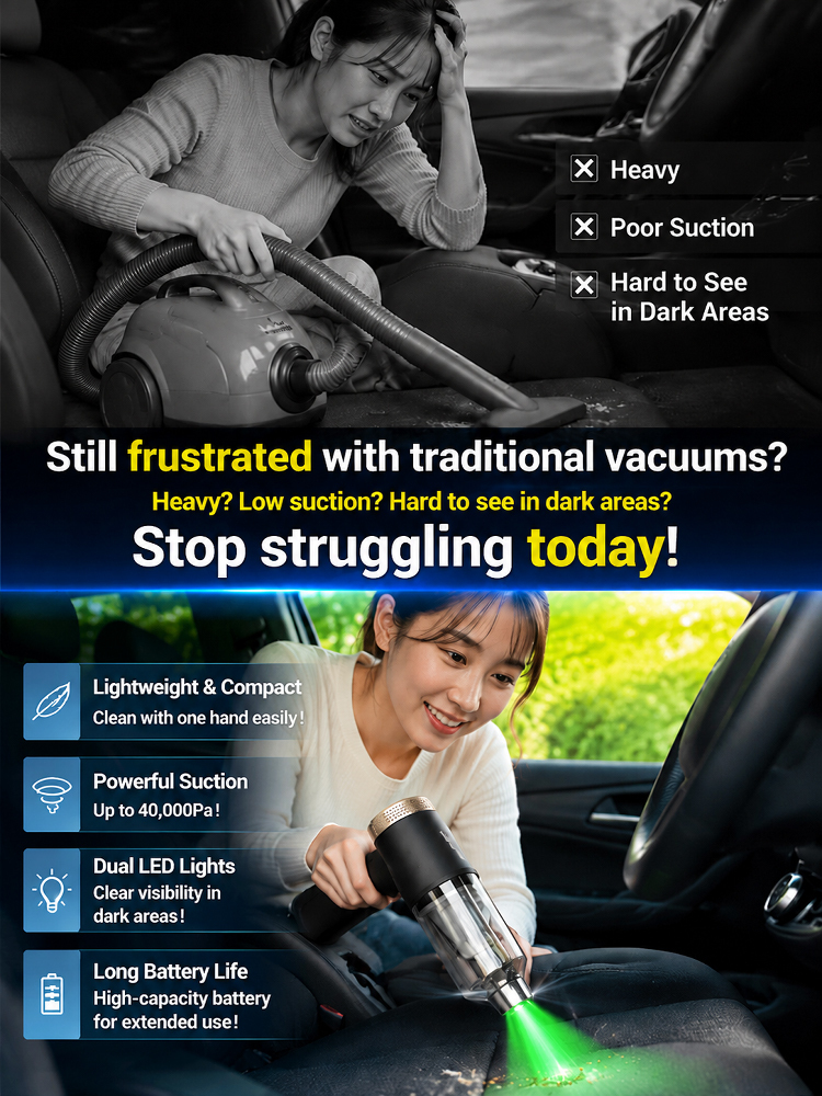 [50% OFF] ⚡ Pro 4-in-1 Auto Care Beast | 32,000Pa Beast Suction + Fast Tire Inflator 🚗⚡