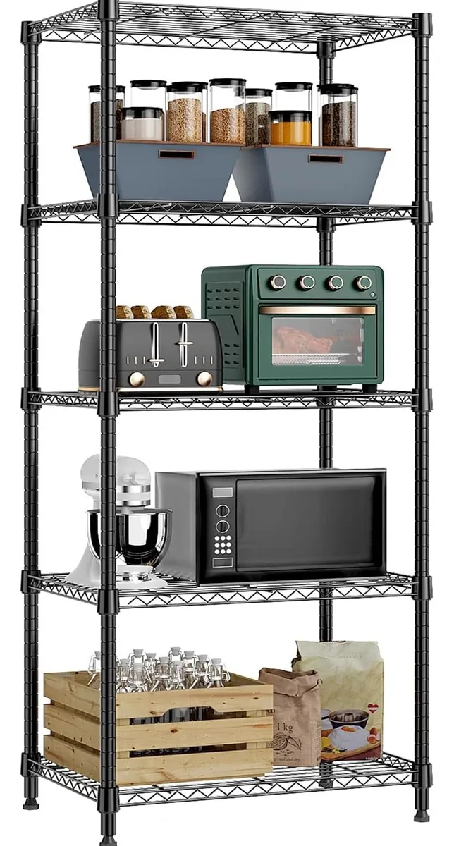 Estante Organizador Metálico De 5 Niveles De Cocina Baño