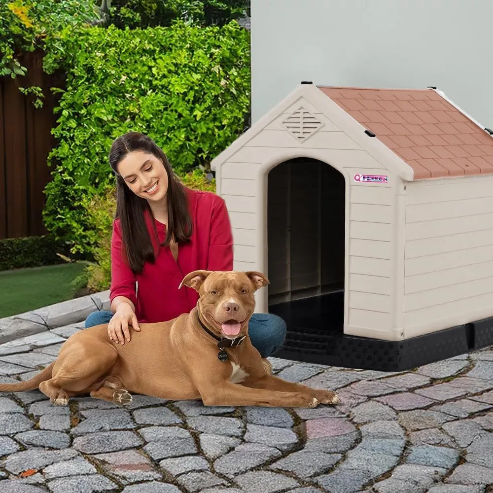 Q Perrón Big Breed Dog House - Raza Grande/mediana
