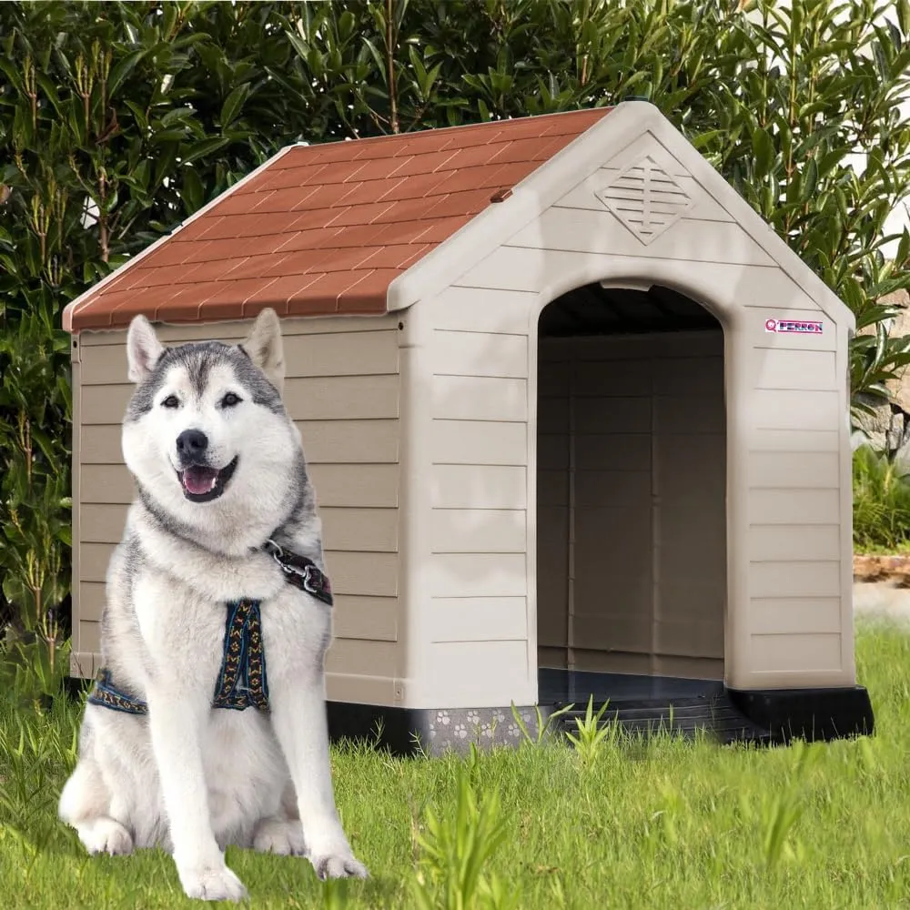 Q Perrón Big Breed Dog House - Raza Grande/mediana