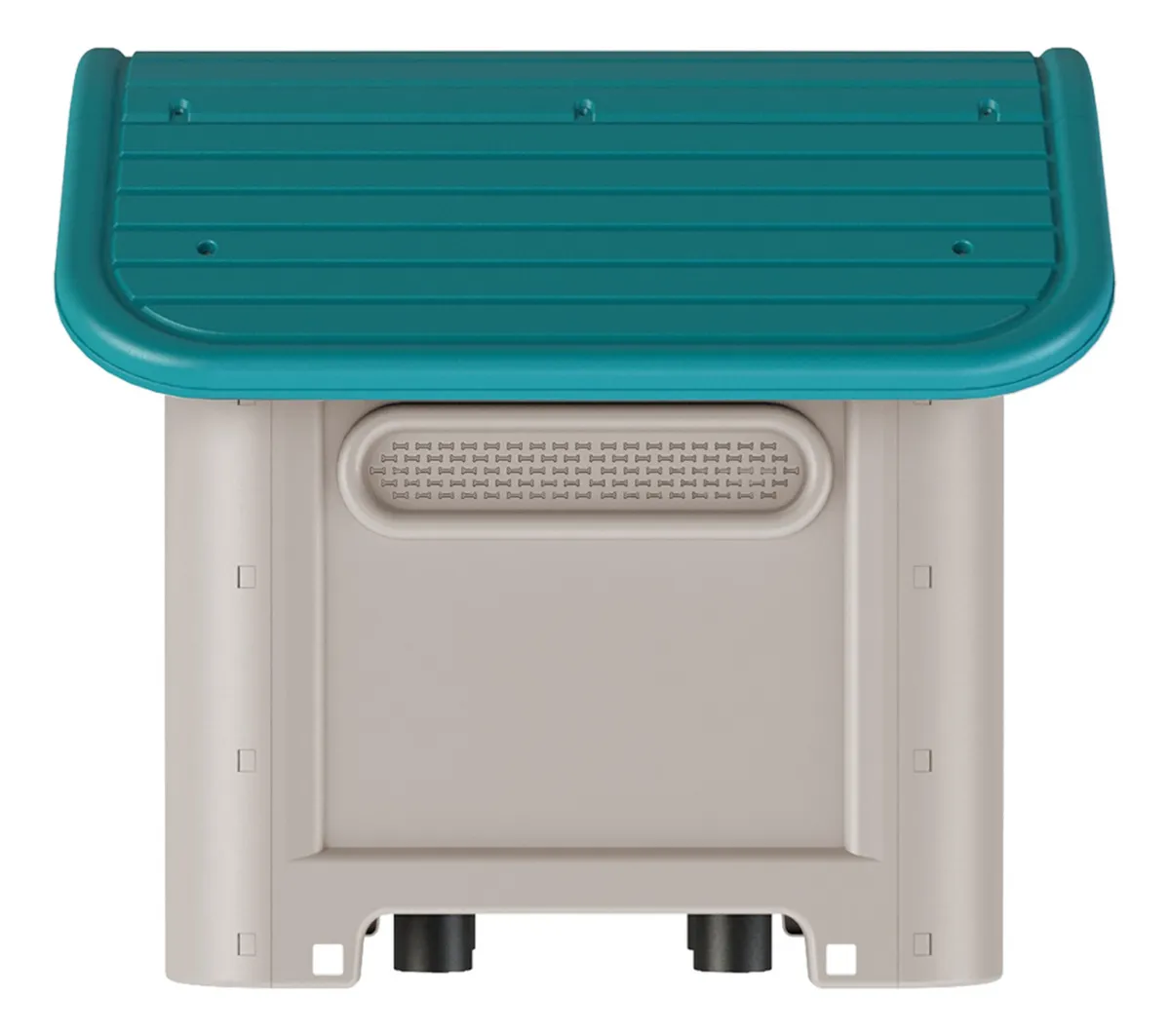 Casa De Perro Mediana Grande Large Breed Dog Mq Color Turquesa