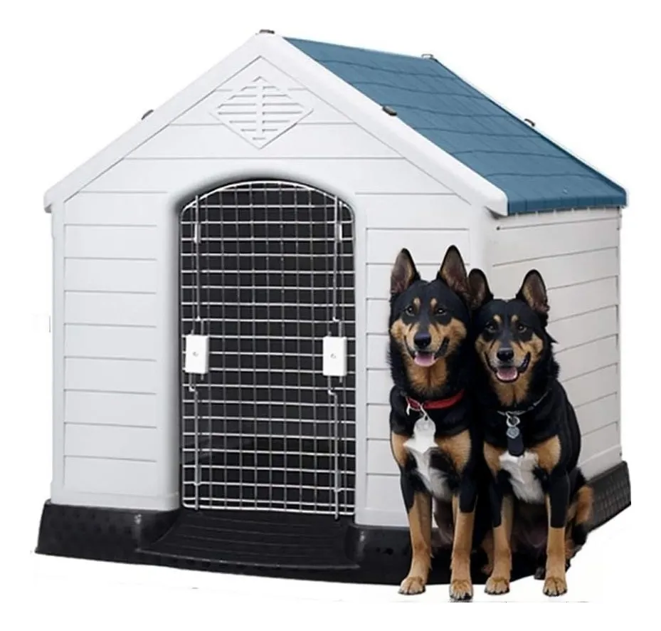 Casa Para Perros Raza G R A N D E Con Puerta Q Perrón +de 1m