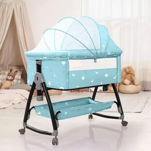 Cuna Moisés Plegable Portátil Mosquitero Bebe Colchon Niños Diseño 