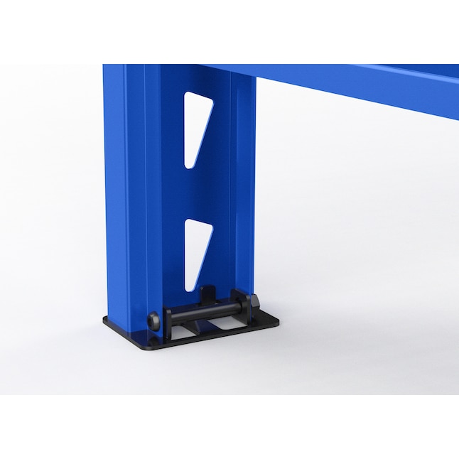 Estantería utilitaria de 4 niveles de acero empernado Kobalt de alta resistencia (77 pulgadas de ancho x 24 pulgadas de profundidad x 72 pulgadas de alto), (capacidad de 1500 libras por estante)