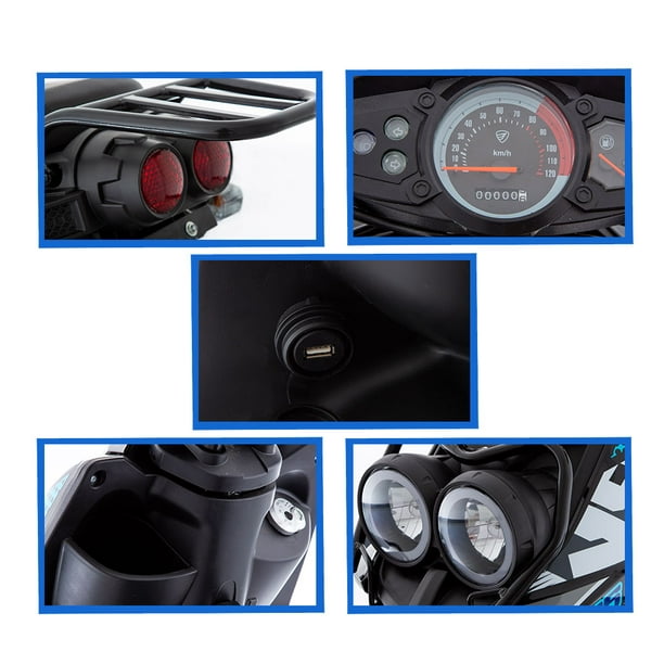 Motoneta Scooter Italika WS175 SPORT NEGRO AZUL ITALIKA Motoneta