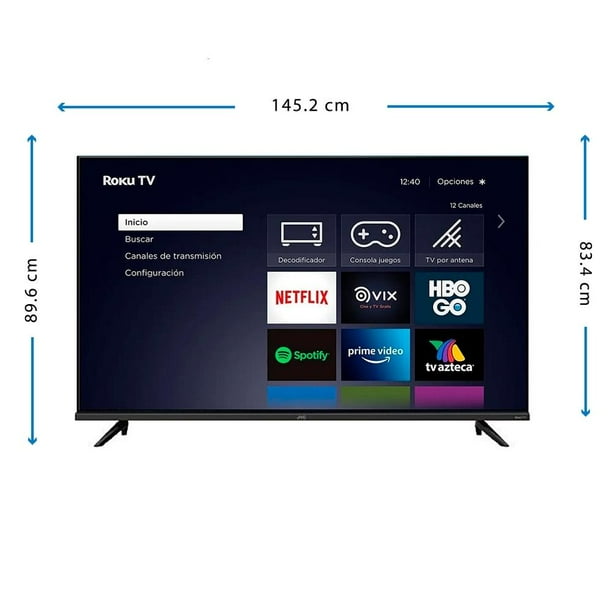 TV JVC 65 Pulgadas 4K Ultra HD Smart TV LED SI65URF