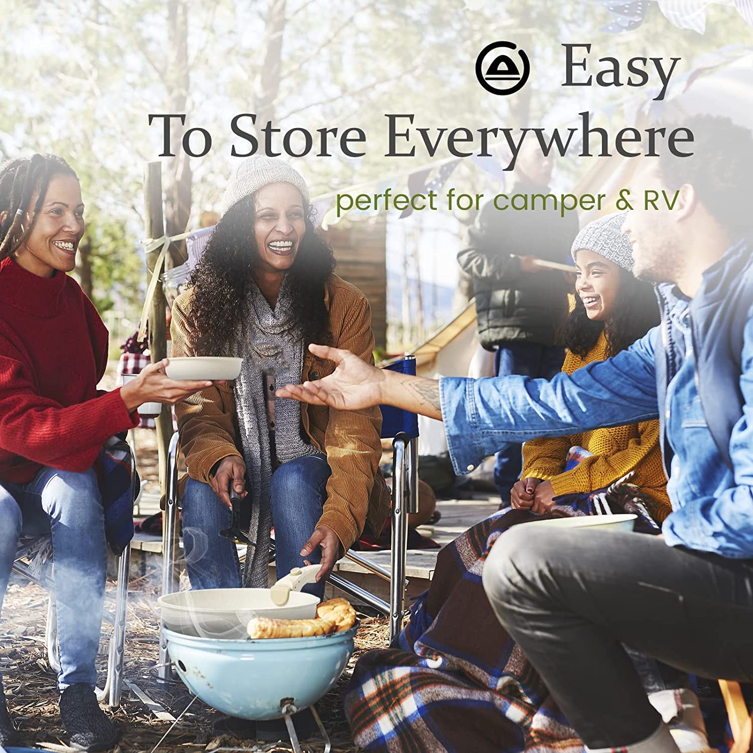 Juego de ollas y sartenes de 11 piezas., Nonstick Cookware Set Detachable Handle, Induction Kitchen Cookware Sets Non Stick with Removable Handle, RV Cookware Set, Oven Safe