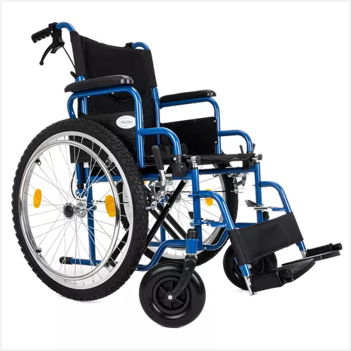 Silla De Ruedas Todo Terreno Extra Resistente Frenos De Lujo