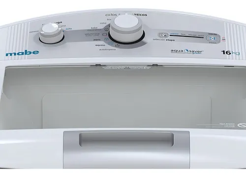 Lavadora automática Mabe hasta 16kg color blanco