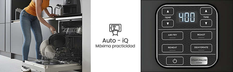 Ninja Air Fryer, AF100, Freidora de Aire, Ninja Foodi, Electrodomestico, Cocina, Saludable, Freir,