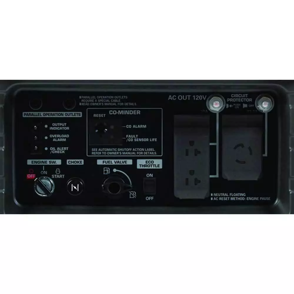 Generador inversor portátil súper silencioso Honda EU3000IS1AN 3000W 120V con CO-MINDER