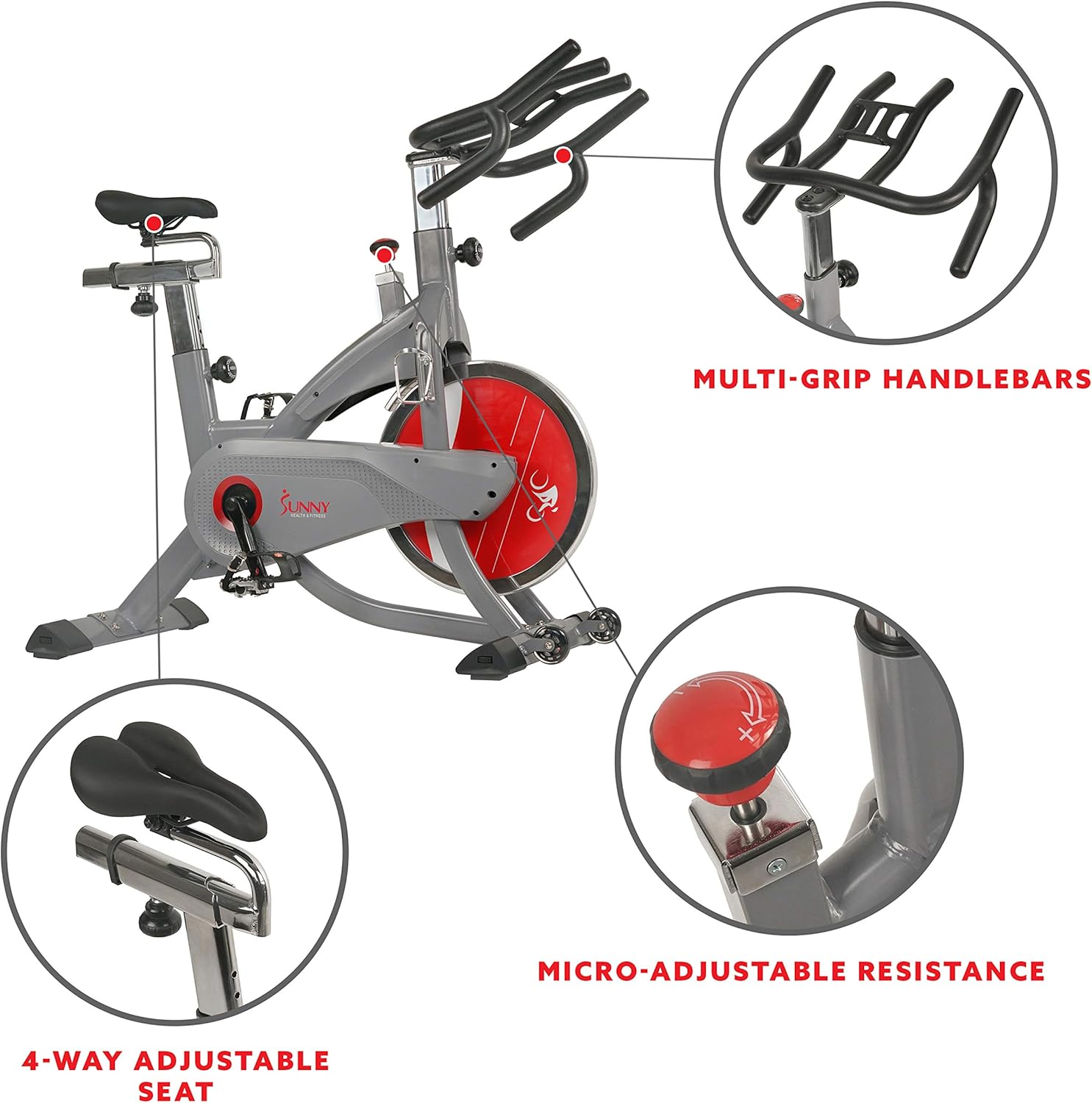 Sunny Health & Fitness AerPro Ciclismo Indoor -----Toalla