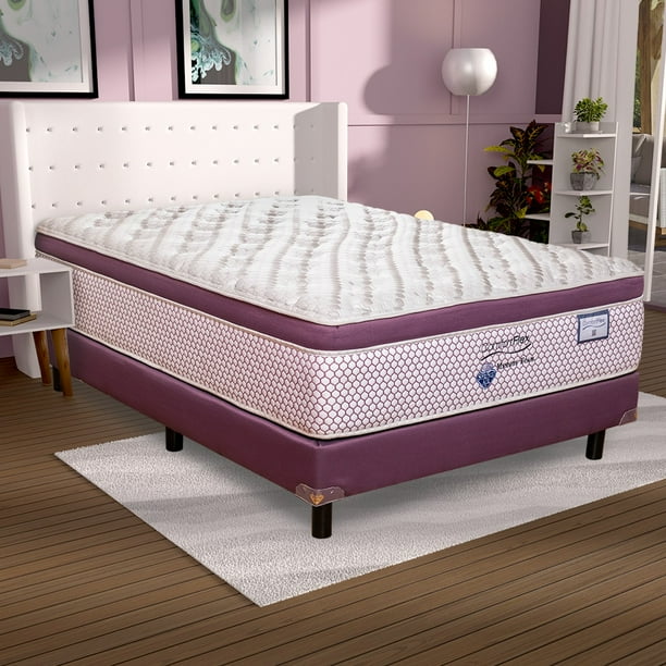 Colchón Matrimonial Spring Air Aurora Euro Top Memory Foam