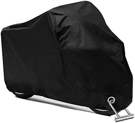 PUBAMALL Cubierta Impermeable para Motocicletas, protección contra el Polvo, escombros, Lluvia y Clima, Aptos para Motocicletas como Honda, Yamaha, Suzuki, Harley y más
